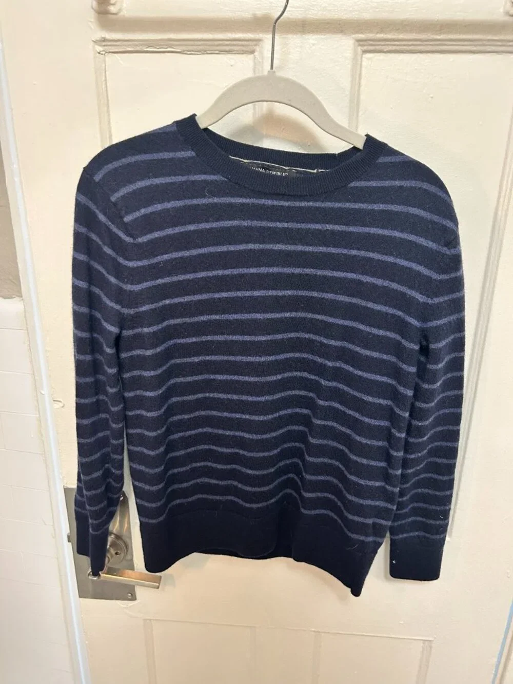 Blue Striped Banana Republic Sweater